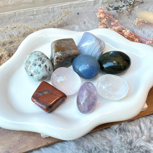 Set of 9 Crystal Tumbles - Picture 2 of 10